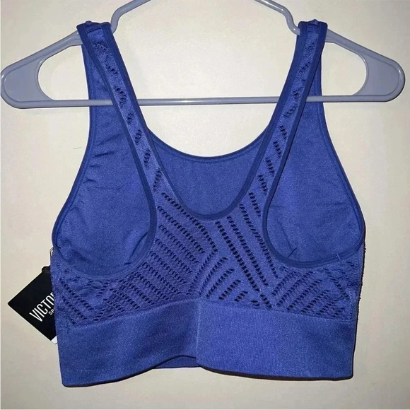 NWT Victoria Sport Women’s Sports Bra Blue Minimum Support Small - Picture 3 of 3